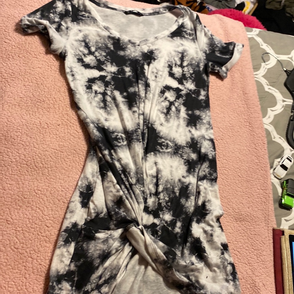 cute black and white dress